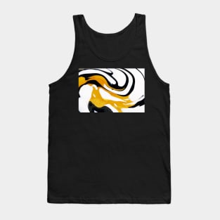 Abstract Mixed Acrylic painting Tank Top